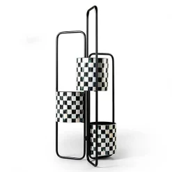 Courtly Check Triple Plant Stand