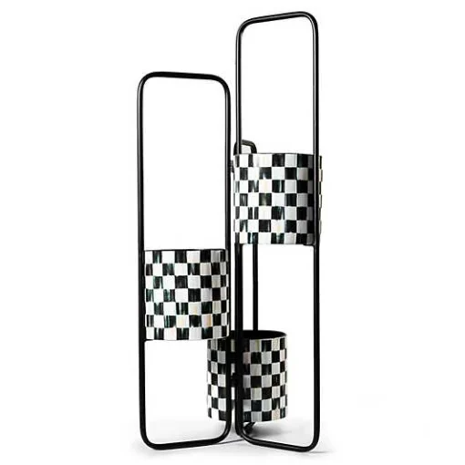Courtly Check Triple Plant Stand