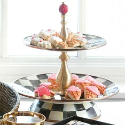 Courtly Check Two Tier Sweet Stand