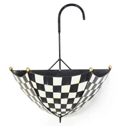 Courtly Check Umbrella Wall Planter