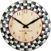 Courtly Check Wall Clock