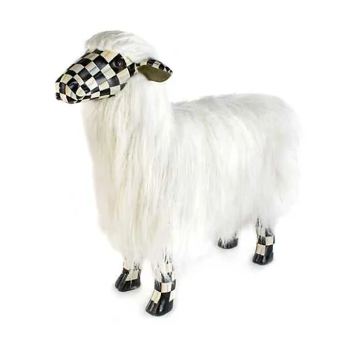 Courtly Check White Sheep - Large