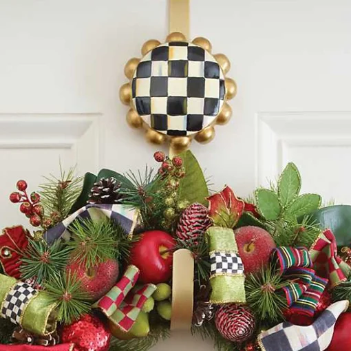 Courtly Check Wreath Hanger