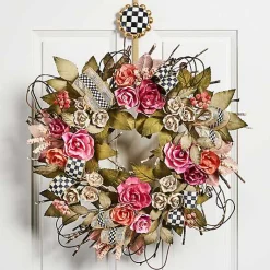 Courtly Check Wreath Hanger