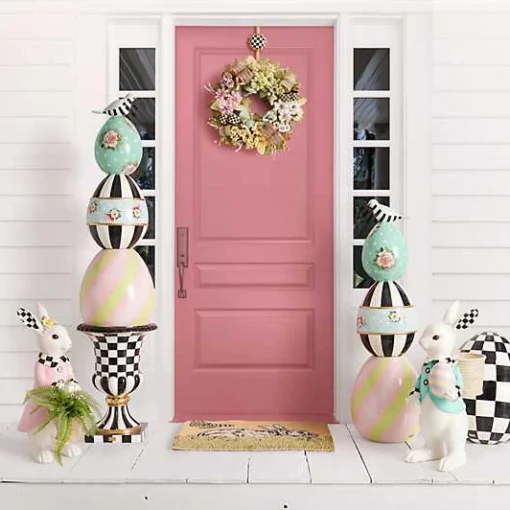 Courtly Check Wreath Hanger