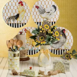 Courtly Check Yellow Sunflower