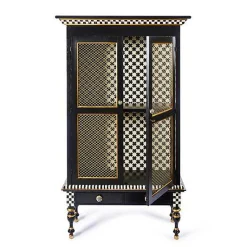 Courtly Criss-Cross Cabinet