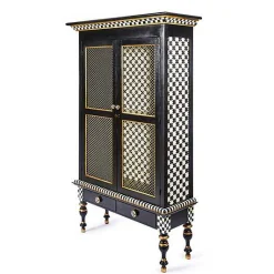 Courtly Criss-Cross Cabinet