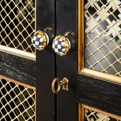 Courtly Criss-Cross Cabinet