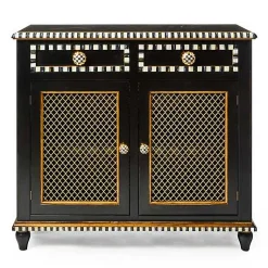 Courtly Criss-Cross Small Cabinet