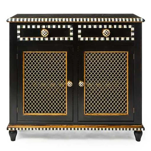 Courtly Criss-Cross Small Cabinet