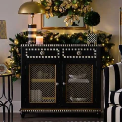 Courtly Criss-Cross Small Cabinet