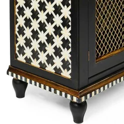 Courtly Criss-Cross Small Cabinet