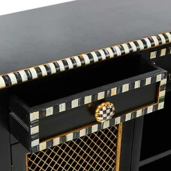 Courtly Criss-Cross Small Cabinet