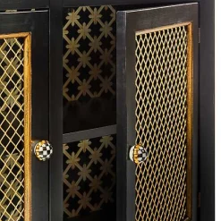 Courtly Criss-Cross Small Cabinet