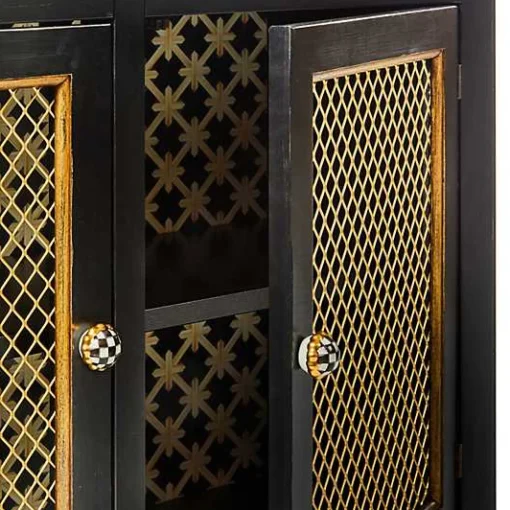 Courtly Criss-Cross Small Cabinet