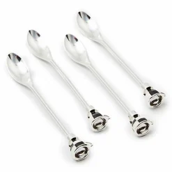 Courtly Espresso Spoons, Set of 4