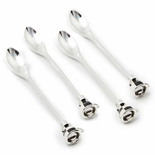 Courtly Espresso Spoons, Set of 4