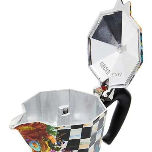 Courtly Flower Market 3 Cup Moka Pot