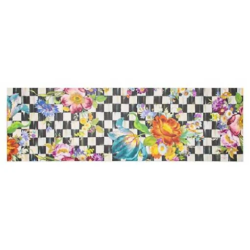 Courtly Flower Market Floor Mat - 2'6 x 8' Runner