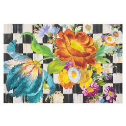 Courtly Flower Market Floor Mat - 2' x 3'