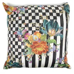 Courtly Flower Market Pillow