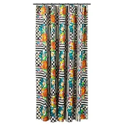 Courtly Flower Market Shower Curtain