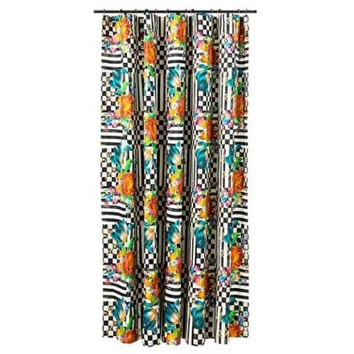 Courtly Flower Market Shower Curtain
