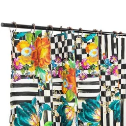 Courtly Flower Market Shower Curtain