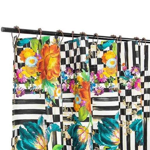 Courtly Flower Market Shower Curtain