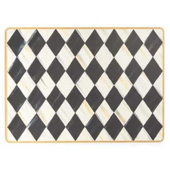 Courtly Harlequin Cork Back Placemats, Set of 4