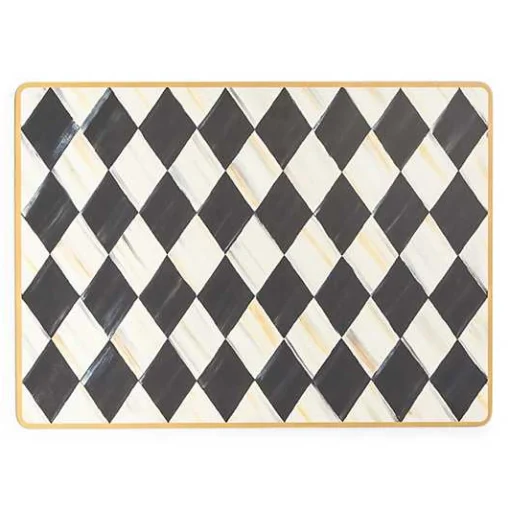 Courtly Harlequin Cork Back Placemats, Set of 4