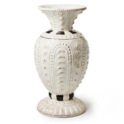 Courtly Large Ceramic Vase
