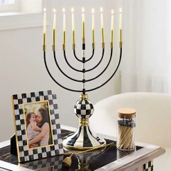 Courtly Menorah