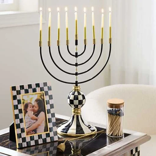 Courtly Menorah
