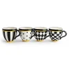 Courtly Mugs, Set of 4