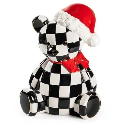 Courtly Santa Bear Cookie Jar
