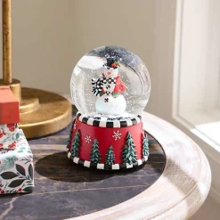 Courtly Snowman Snow Globe
