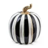 Courtly Stripe Glossy Large Pumpkin