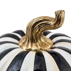 Courtly Stripe Glossy Large Pumpkin
