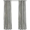 Courtly Stripe Grommet Top Curtain Panel