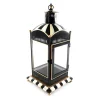 Courtly Stripe Large Candle Lantern