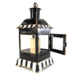 Courtly Stripe Small Candle Lantern