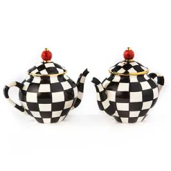 Courtly Teapot Salt  Pepper Set