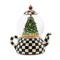 Courtly Teapot Snow Globe