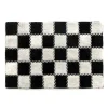 Covent Square Black  White Bath Rug