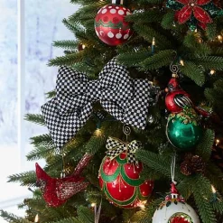 Cozy Cardinal On Ball Glass Ornament