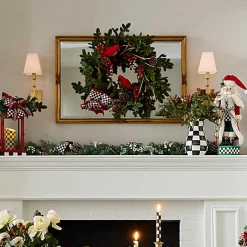 Cozy Christmas Cardinal 29 Wreath
