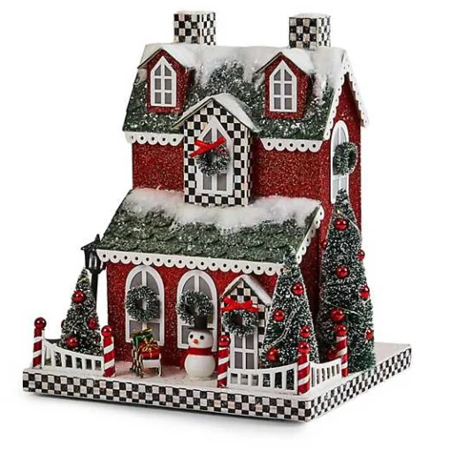 Cozy Christmas Illuminated Paper House