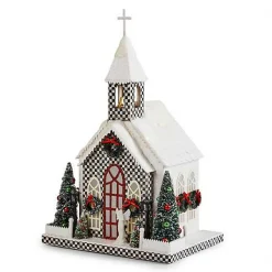 Cozy Christmas Illuminated Paper Church